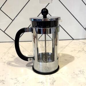 Bodum French Press Chrome Coffee Maker black silver winter tea coffee classic
